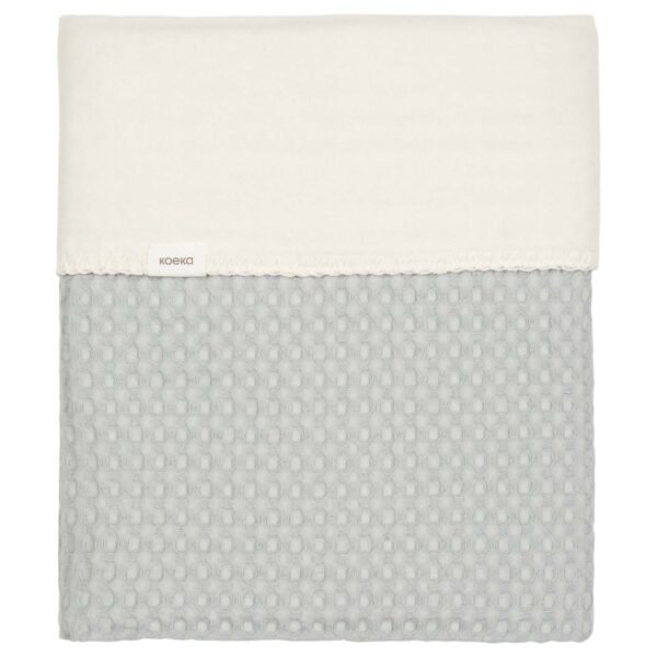 Koeka Wiegdeken Cotton Fleece Wafel Amsterdam ocean air