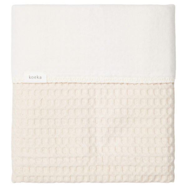 Koeka Wiegdeken Cotton Fleece Wafel Amsterdam natural