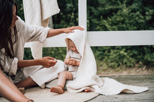 Koeka Omslagdoek Lace Elba natural - Afbeelding 3