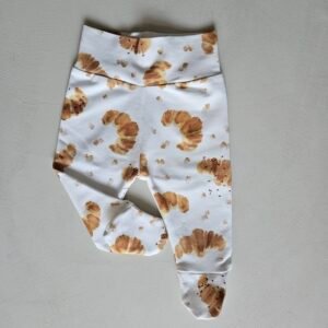 Valeur Couture Broekje met voetjes croissantjes
