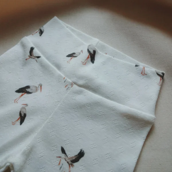 Valeur Couture Broekje met voetjes ooievaars - Afbeelding 2