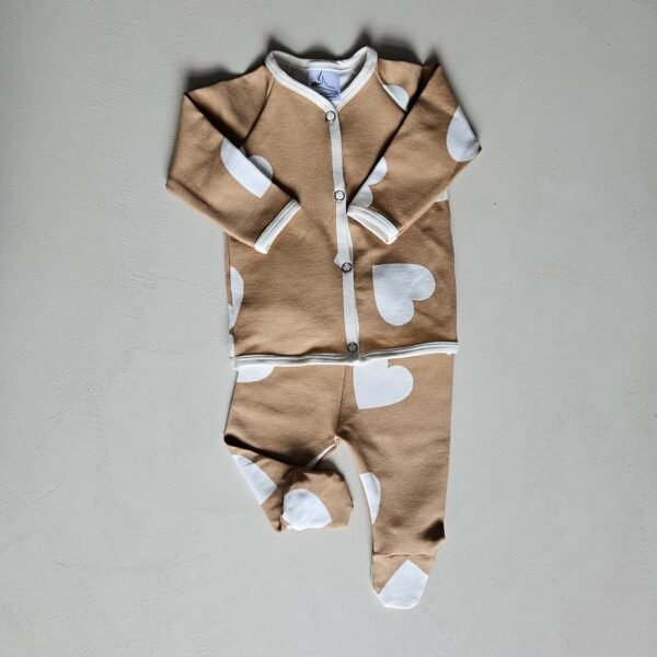 Valeur Couture T-shirt met knopen hartjes - Afbeelding 2