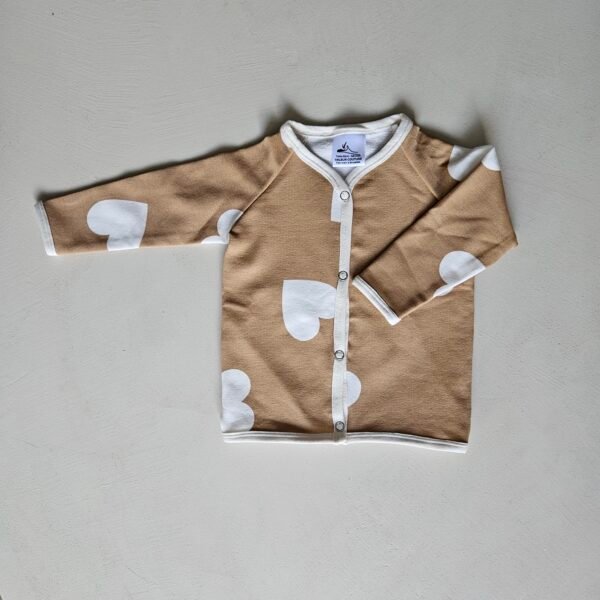Valeur Couture T-shirt met knopen hartjes