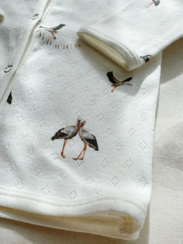 Valeur Couture T-shirt met knopen ooievaars - Afbeelding 2