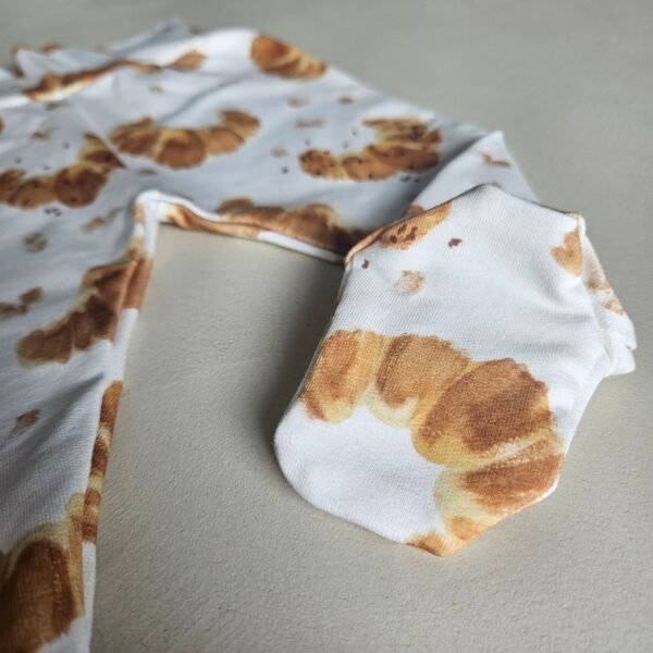 Valeur Couture Broekje met voetjes croissantjes - Afbeelding 2