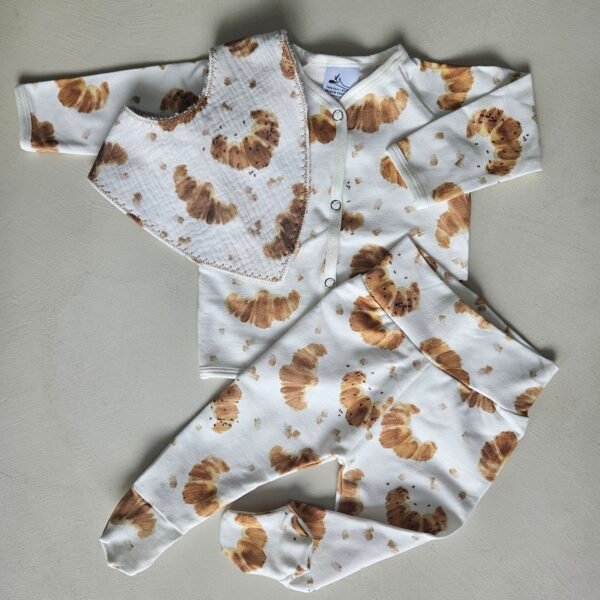Valeur Couture Broekje met voetjes croissantjes - Afbeelding 5